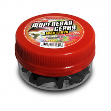 Приманка DT-WAX-LARVA 50мм-6шт, цвет (701) черный