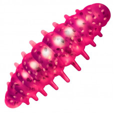 Приманка Zub Noa Larva 30мм-10шт (цвет 130) маджента с блестками