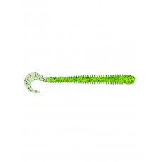 Приманка Zub Worm-Zander 108мм-5шт (цвет 351) шартрез с блестками