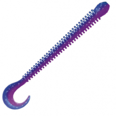 Приманка Zub Worm-Zander 108мм-5шт (цвет 408) синии верх-розовыи низ